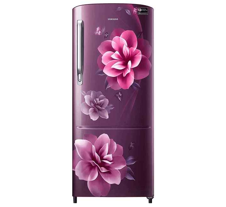 Samsung 192 L 3 Star Inverter Direct Cool Single Door Refrigerator (RR20A172YCR/HL Camellia Purple)